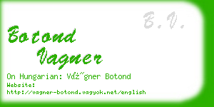 botond vagner business card